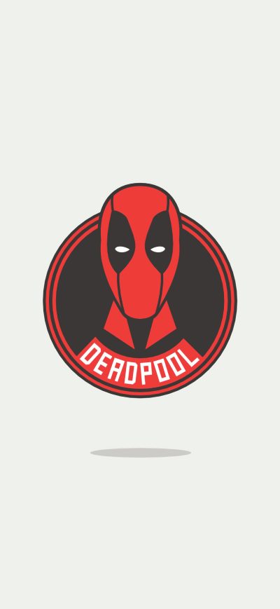 Fond d'écran iPhone Deadpool America Minimal Logo 4k