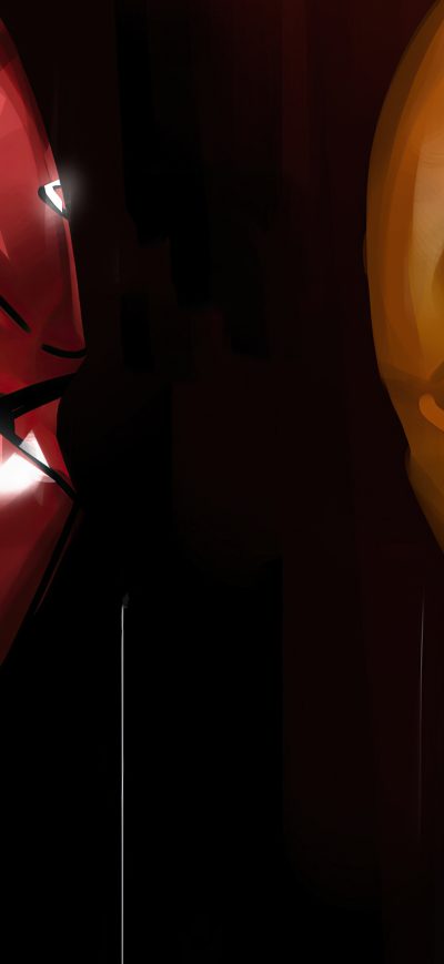 Fond d'écran iPhone Deathstroke Vs Red Hood 4k
