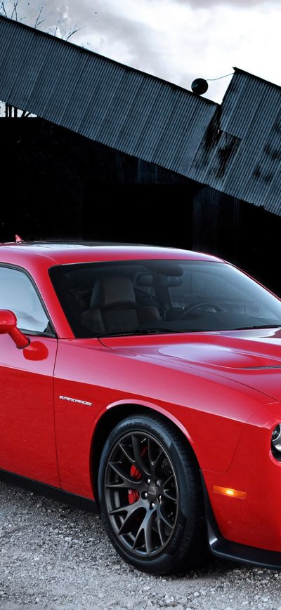 Fond d'écran iPhone Red Dodge Challenger Srt