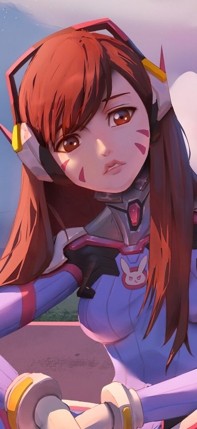 Fond d'écran iPhone Dva Overwatch Sketch Artwork 4k