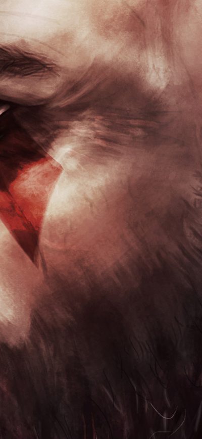 Fond d'écran iPhone Kratos In God Of War Art