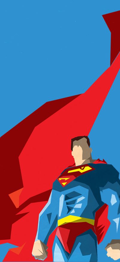 Fond d'écran iPhone Superman Flying Cape Artwork