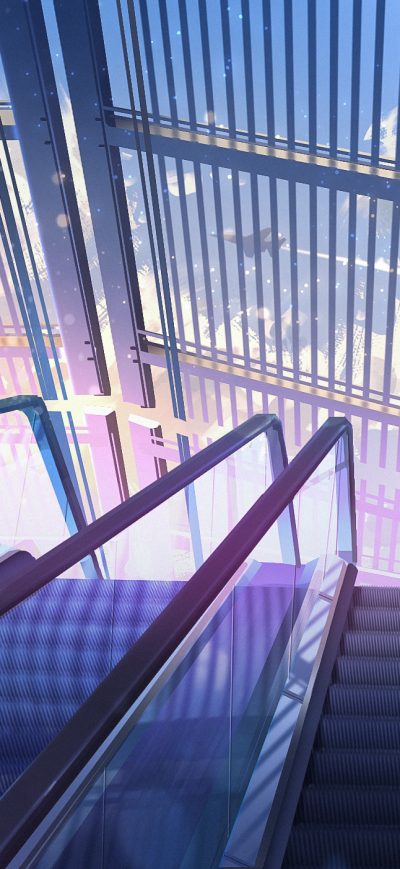 Fond d'écran iPhone Hatsune Miku Escalator