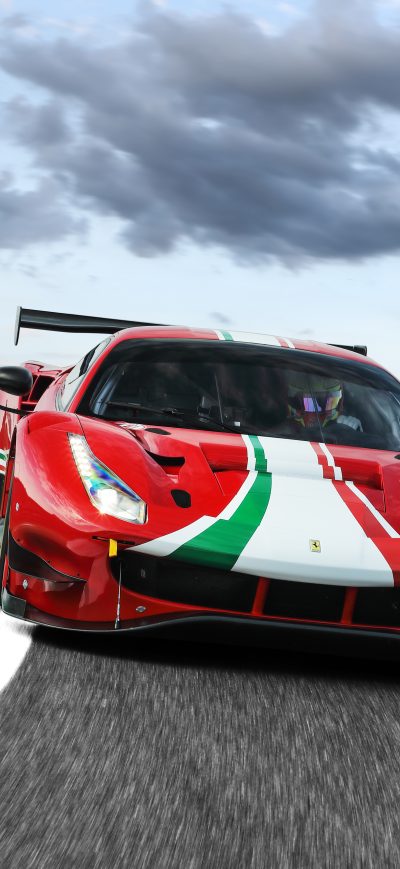 Fond d'écran iPhone 2020 Ferrari 488 GT3 Evo 5k