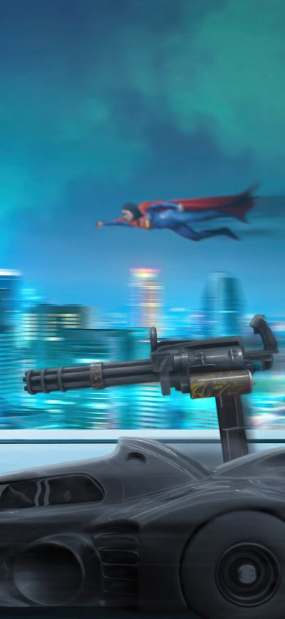 Fond d'écran iPhone The Flash With Batman Of Two Earths