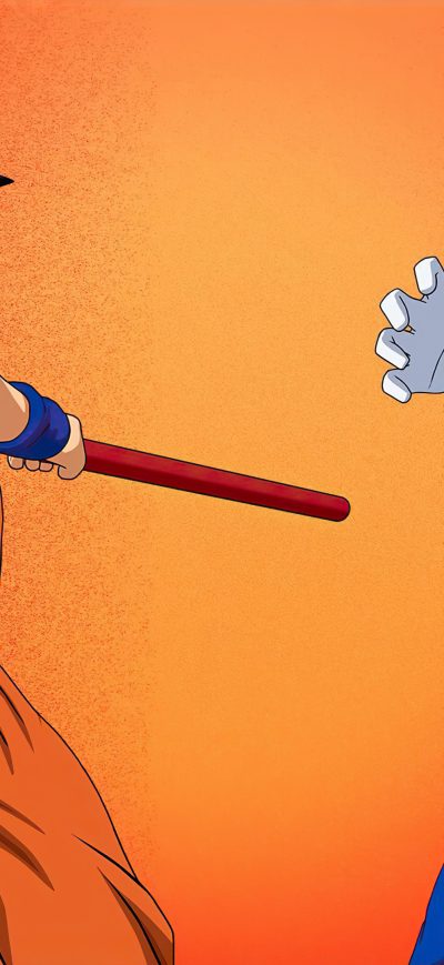 Fond d'écran iPhone Fortnite X Dragon Ball Super