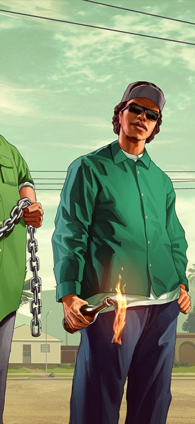 Fond d'écran iPhone Grand Theft Auto San Andreas Fanart
