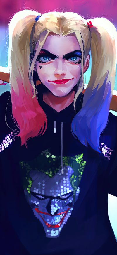 Fond d'écran iPhone Harley Quinn Hoodie With Style 4k