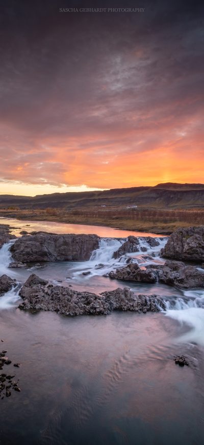 Fond d'écran iPhone Glanni Iceland Sunrise 8k