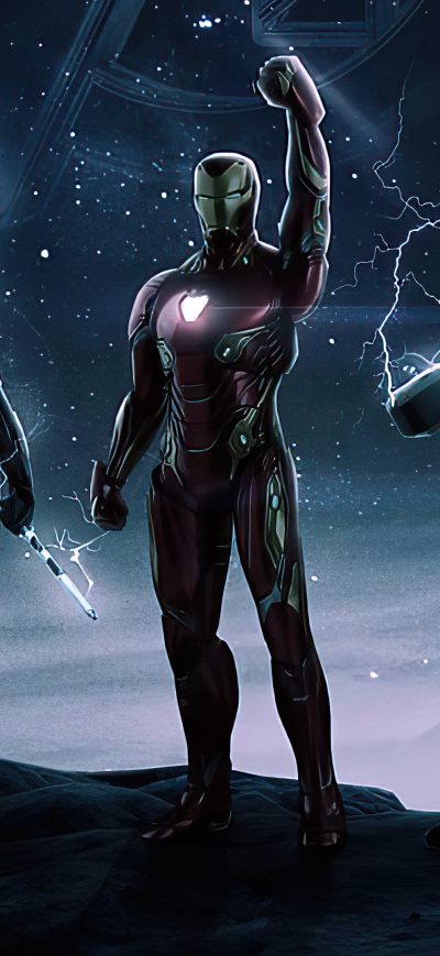Fond d'écran iPhone Iron Man Captain America And Black Widow 4k