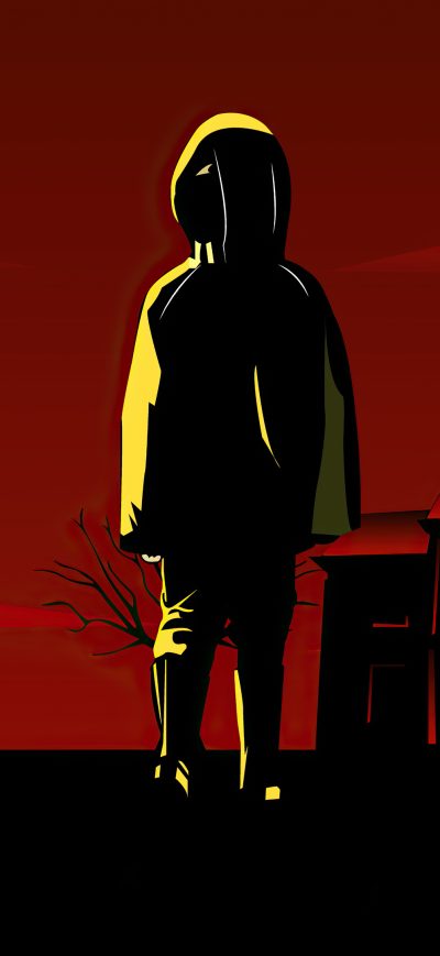 Fond d'écran iPhone It Movie Minimal 4k