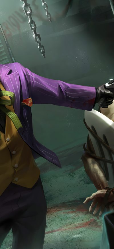 Fond d'écran 4k Joker King sur iPhone