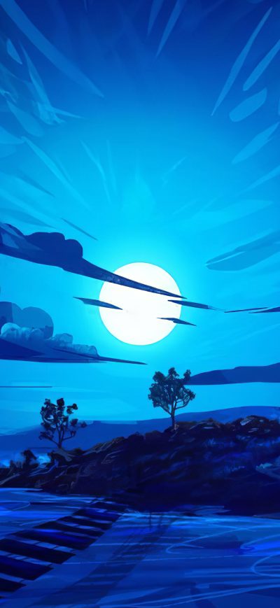 Fond d'écran iPhone Lighthouse Illustration 4k