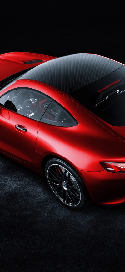 Fond d'écran iPhone Red Mercedes Benz Amg GT 4k