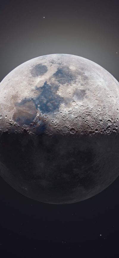 Fond d'écran iPhone Moon Astrophotography 4k