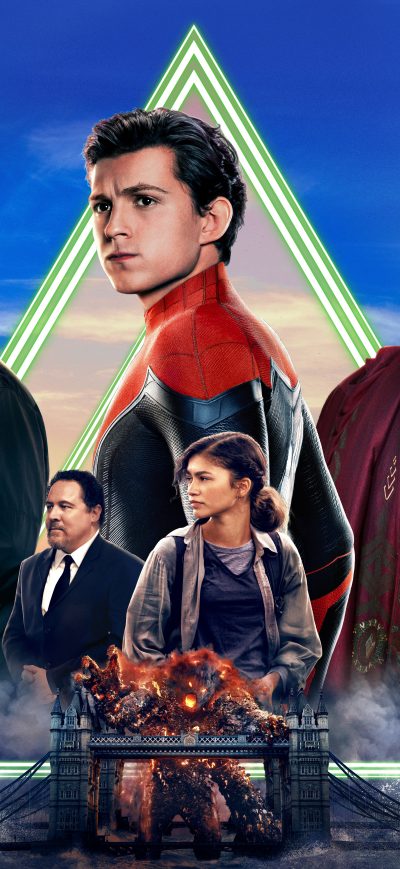 Fond d'écran iPhone Spiderman Far From Home Movie 8 K
