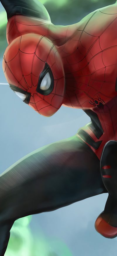 Fond d'écran iPhone Spider Man Farfrom Home Artwork