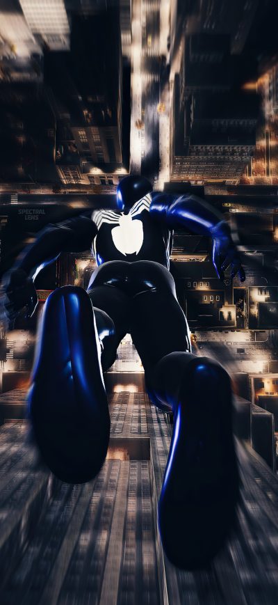 Fond d'écran iPhone Classic Symbiote In Spiderman Remastered