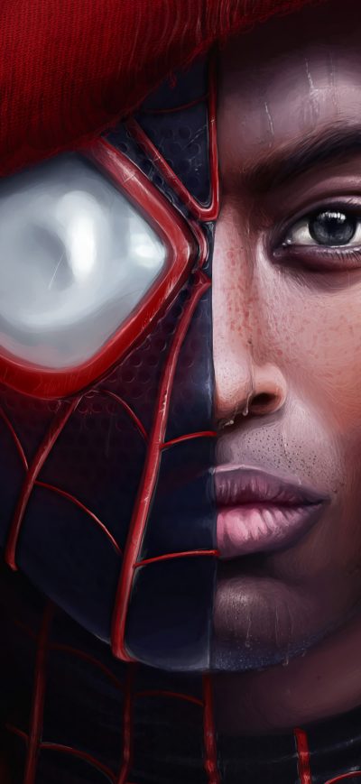 Fond d'écran iPhone Spider Man Miles Morales 4k
