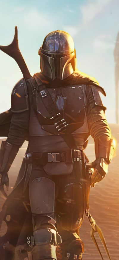 Fond d'écran iPhone The Mandalorian 4k Artwork 2020