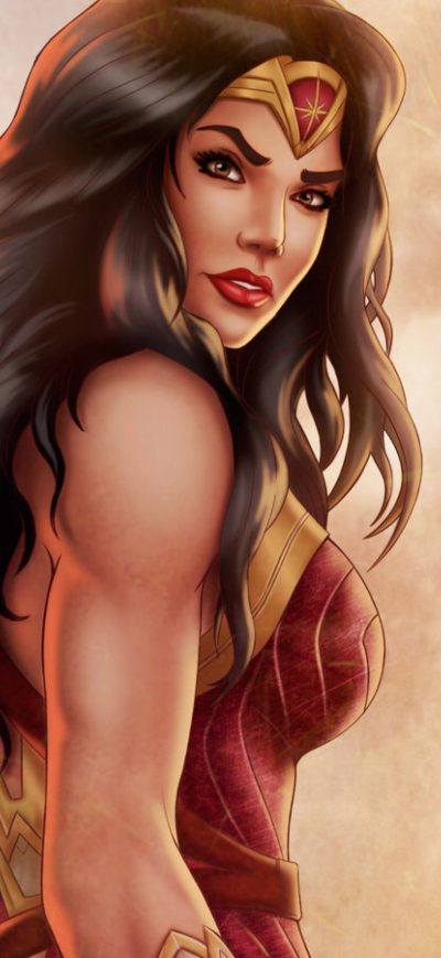 Fond d'écran iPhone Wonder Woman Amazing Art