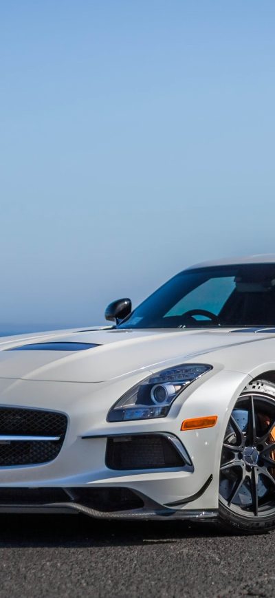 Fond d'écran iPhone Mercedes Benz SLS AMG SuperCar
