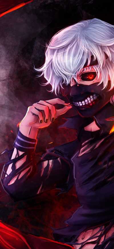 Fond d'écran iPhone Ken Kaneki Tokyo Ghoul 5k