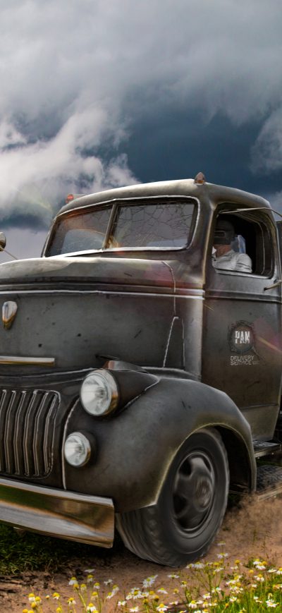 Fond d'écran iPhone PlayerUnknowns Battlegrounds Truck 4k