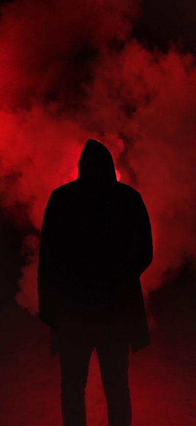 Fond d'écran iPhone Red Smoke Background Person 5k