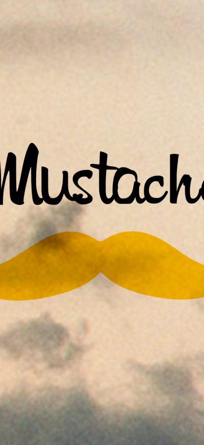 Fond d'écran Mustache is Good sur iPhone