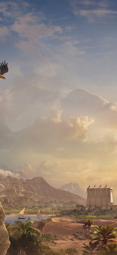 Fond d'écran iPhone Assassins Creed Origins 2017