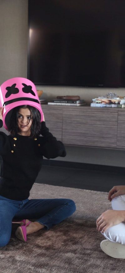 Fond d'écran iPhone Selena Gomez Marshmello