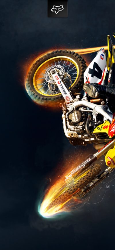 Fond d'écran iPhone Suzuki Bike Stunts