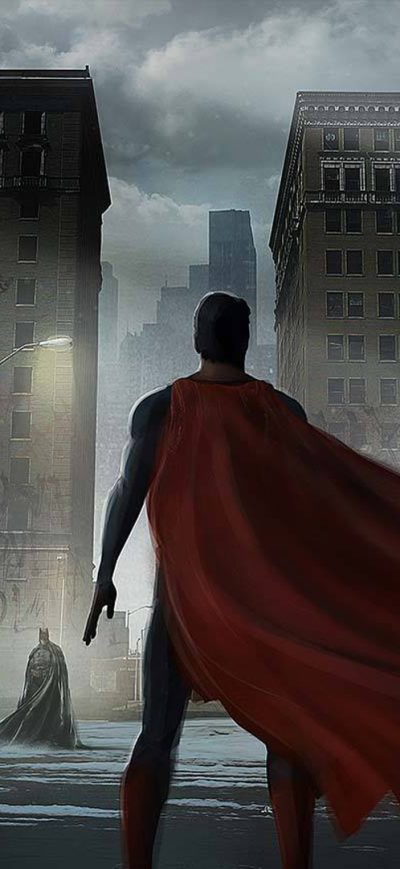Fond d'écran iPhone Superman Cape Flying