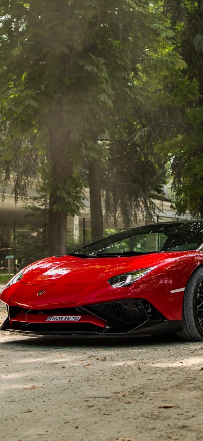 Fond d'écran iPhone Red Hot Lamborghini