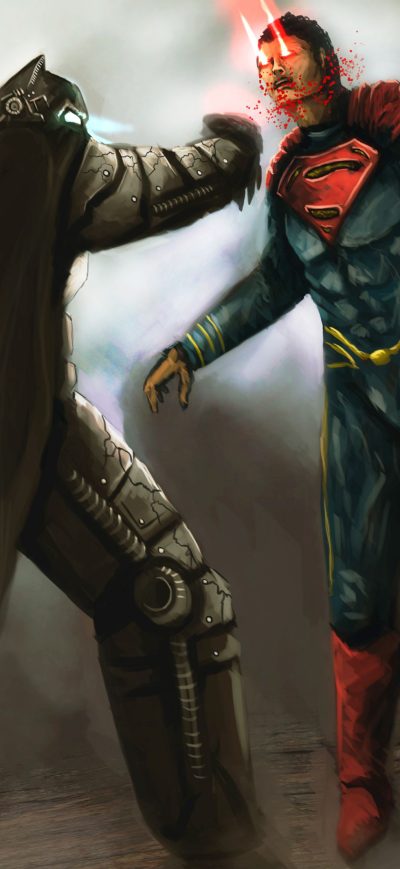Fond d'écran iPhone Batman VS Superman Artworks