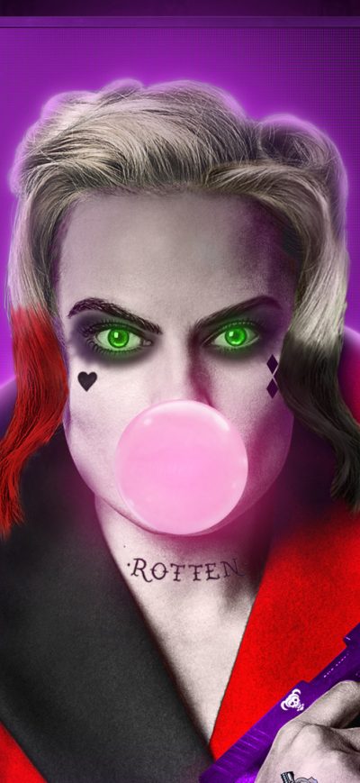 Fond d'écran iPhone Harley Quinn Toxix Love