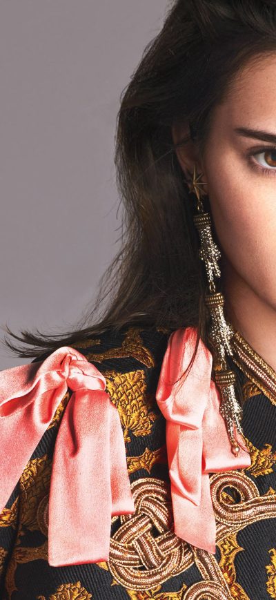 Fond d'écran Kendall Jenner Vogue Us sur iPhone