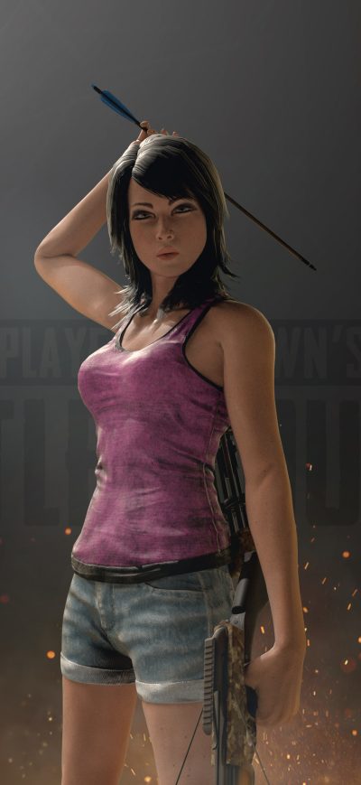 Fond d'écran iPhone Pubg Mobile Girl