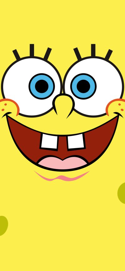 Fond d'écran iPhone Spongebob Squarepants Minimalist 4k