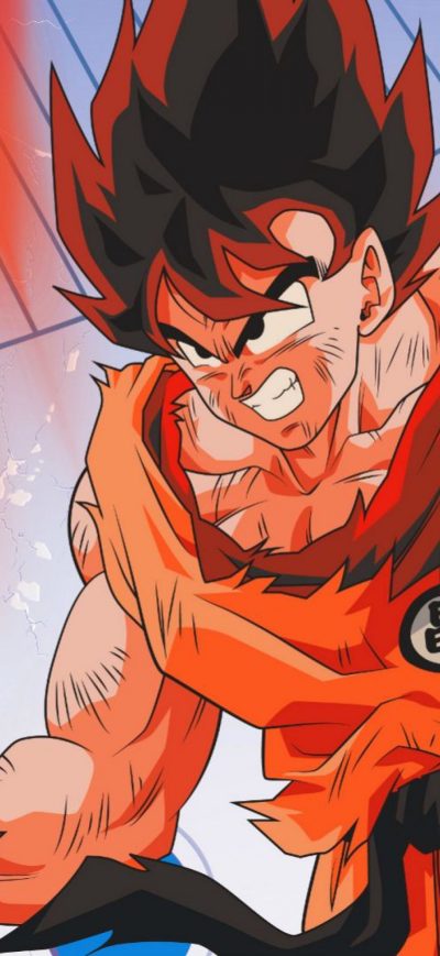 Fond d'écran iPhone Goku Dragon Ball Z 4k