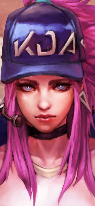 Fond d'écran Kda Akali 4k sur iPhone