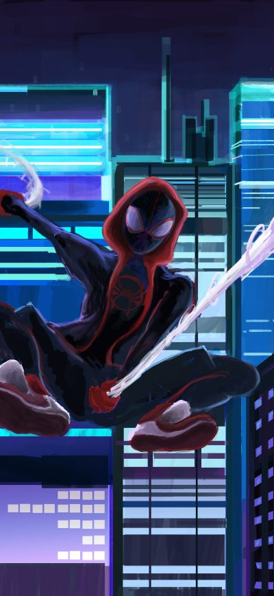 Fond d'écran iPhone SpiderMan Into The Spider Verse New Artworks
