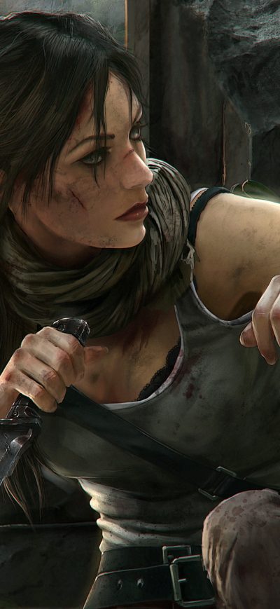 Fond d'écran Tomb Raider 4k 5k 2018 sur iPhone