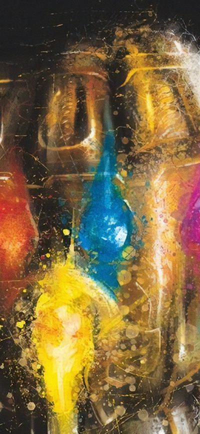 Fond d'écran iPhone Thanos Gauntlet Avengers EndGame 2019