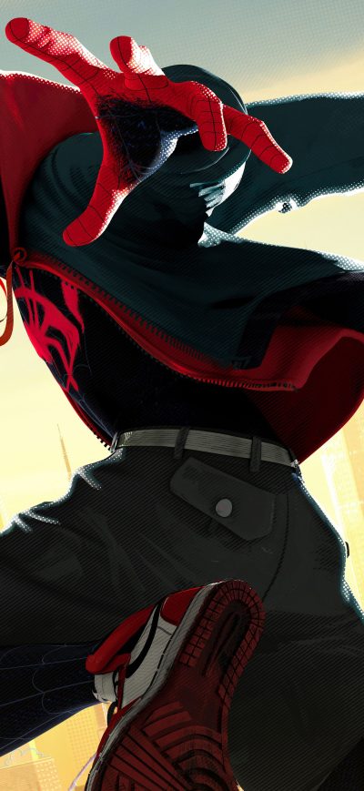 Fond d'écran iPhone SpiderMan Into The Spider Verse Movie 5K Official Poster
