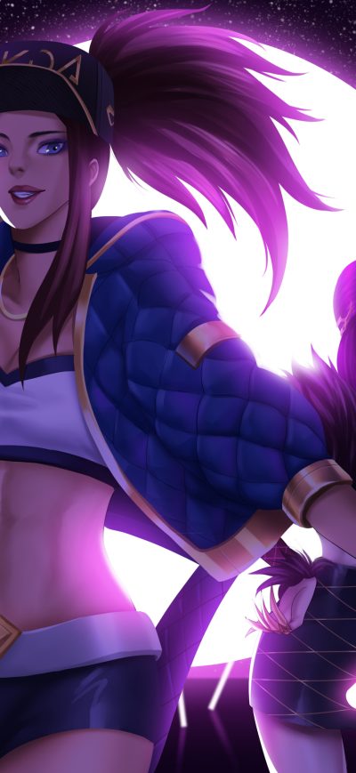 Fond d'écran iPhone Akali And Evelynn