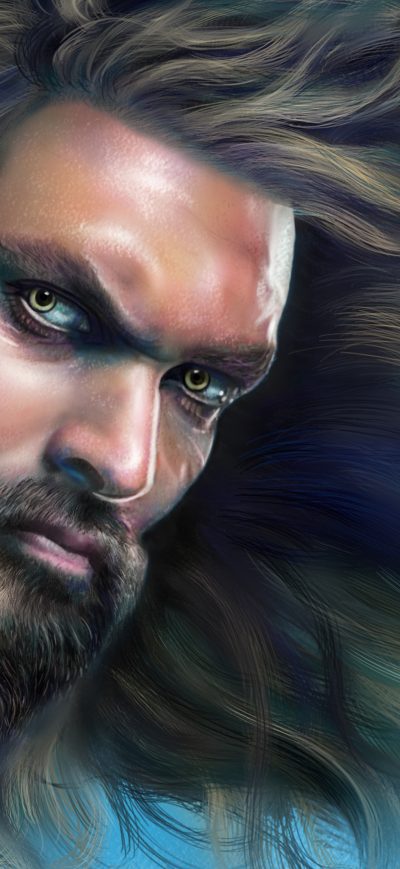Fond d'écran iPhone Aquaman Jason Momoa Art