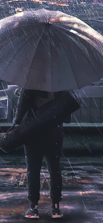 Fond d'écran iPhone Connection With Rain 4k