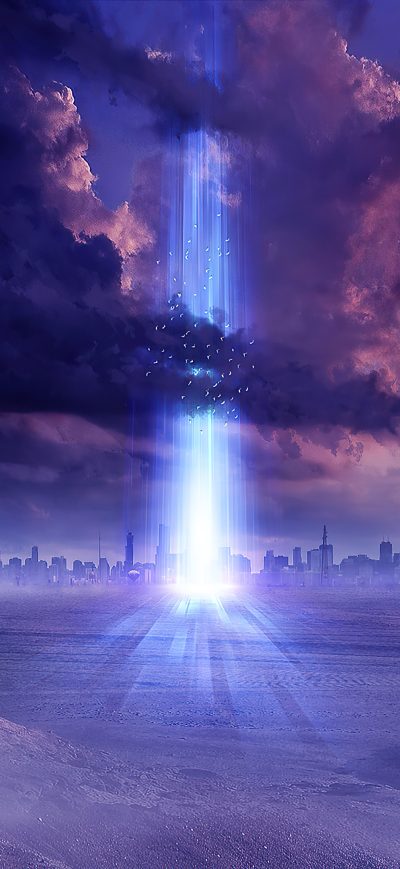 Fond d'écran iPhone Power Science Fiction Portal 4k